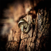 Boho Vintage Gold Color Mushroom Geometric Ring